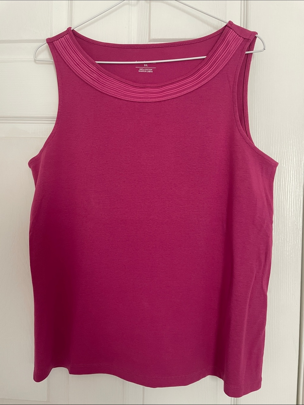 Christopher & Banks Sleeveless Tank Top - Bright Pink